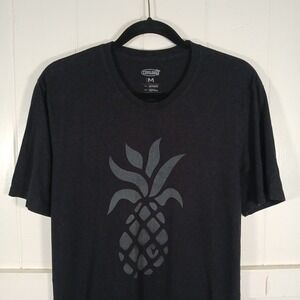 Cariloha Hawaii T-Shirt Pineapple Logo Bamboo Blend Men's Medium Gray SS